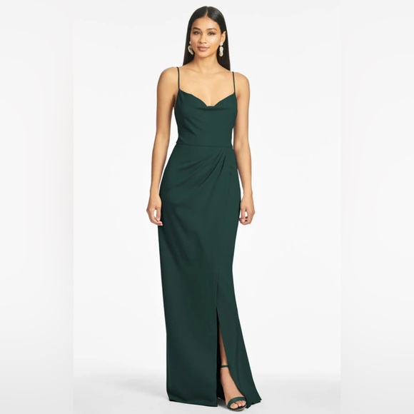 New Sachin & Babi Paulina Gown – Emerald Green – Size 6 – Designer Evening Dress - Picture 1 of 8